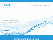 Tablet Screenshot of beautyspaconsulting.com